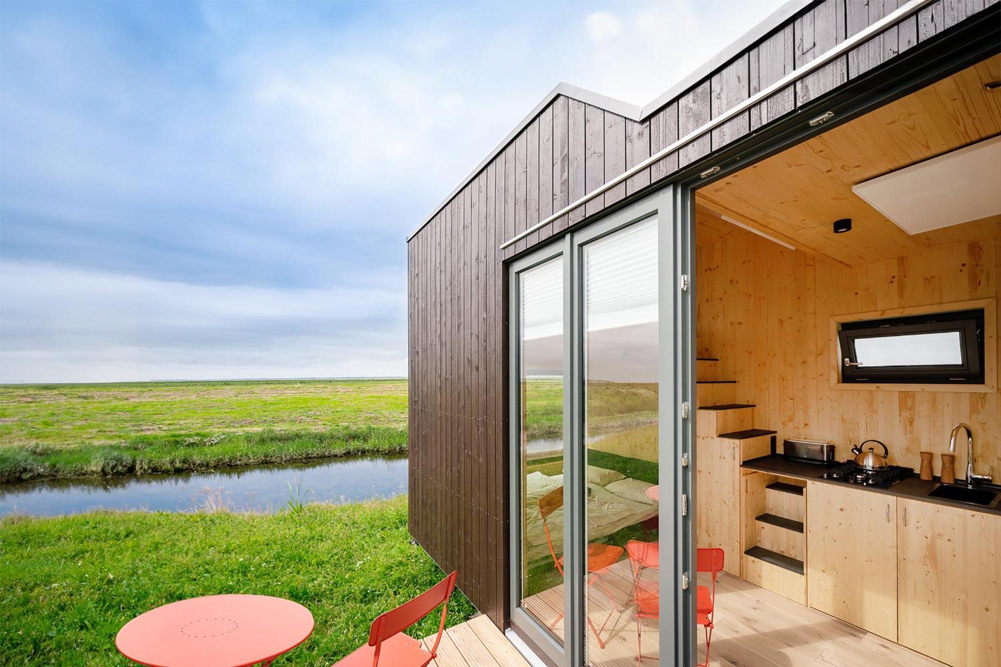 Tiny House Nature 15 Zur Meerseite - Green Tiny Village Harlesiel كاروليننسيل المظهر الخارجي الصورة