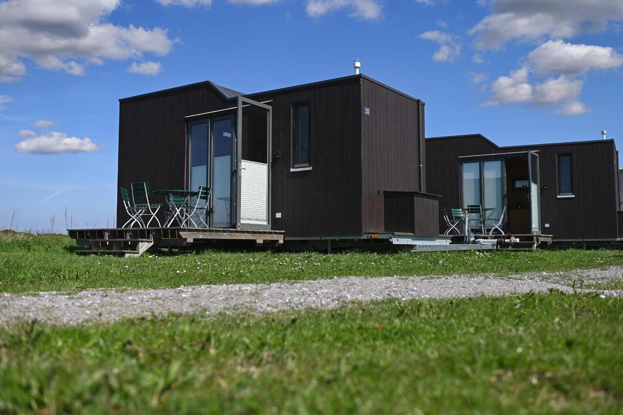 Tiny House Nature 15 Zur Meerseite - Green Tiny Village Harlesiel كاروليننسيل المظهر الخارجي الصورة